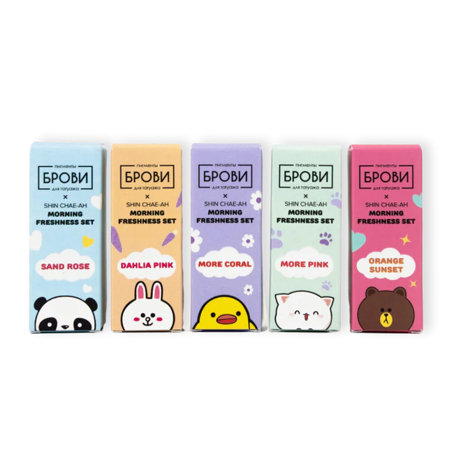 Brovi Lips - Shin Chae-Ah Morgenfrische-Set - 5x5ml