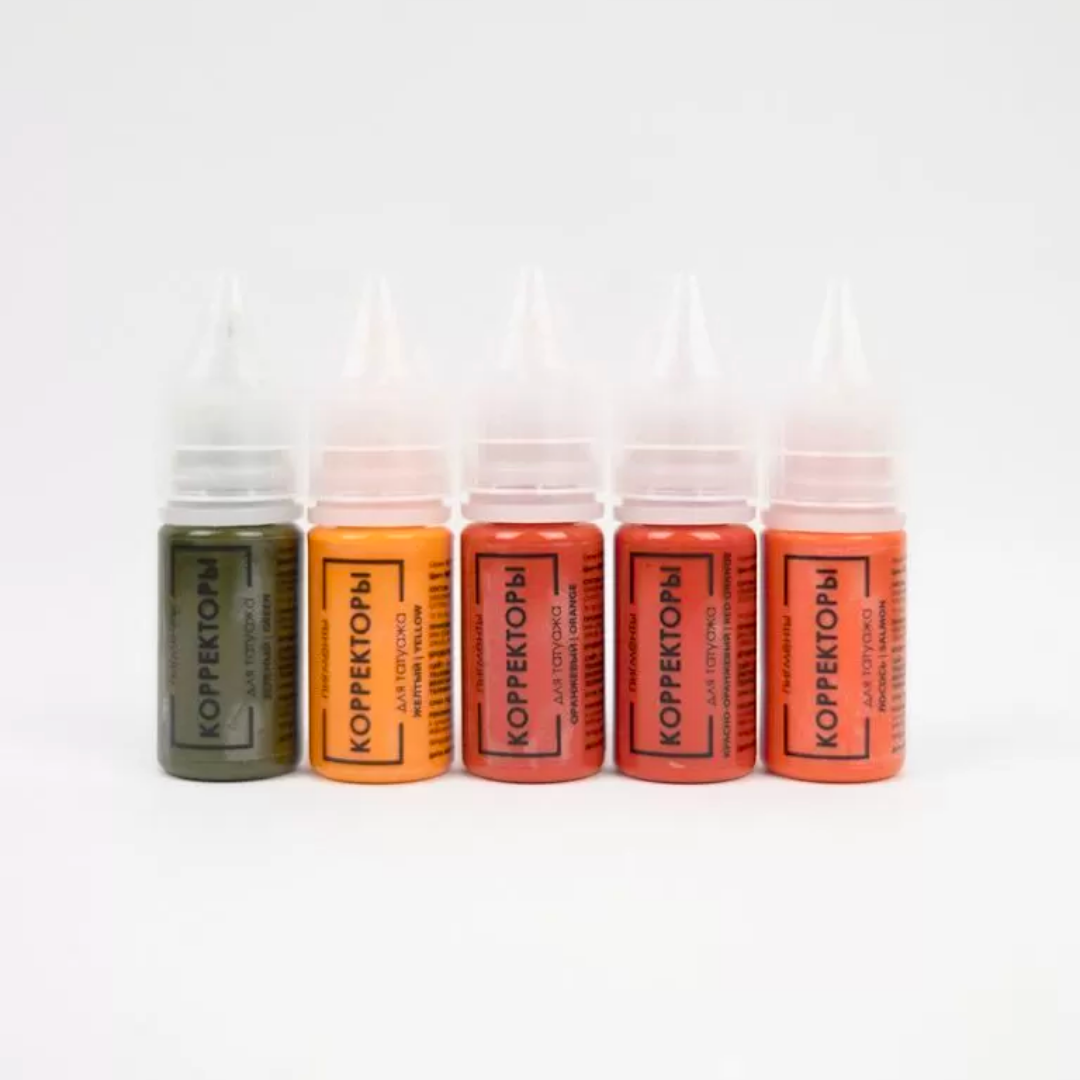 Correcteurs Brovi - Set complet 5x10ml